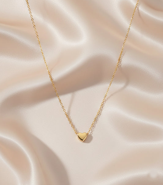 Diana Gold Heart Necklace